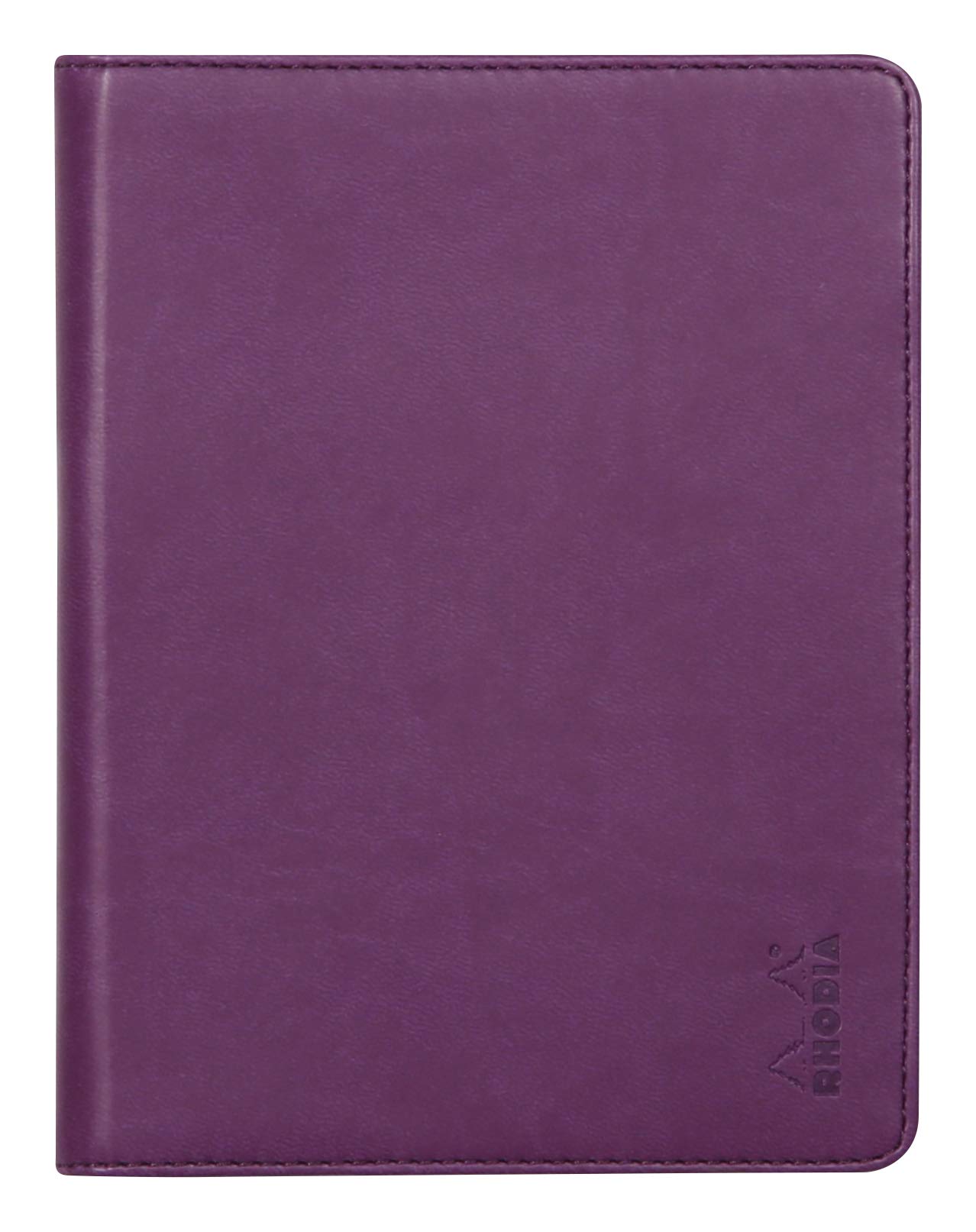 RHODIA 213006C - Notebook and Document Holder Rhodiarama N°13 Violet - for Notepads or Notebooks of A6 Format (10.5 x 14.8 cm) - Premium Italian Faux Leather - Rhodiarama Collection