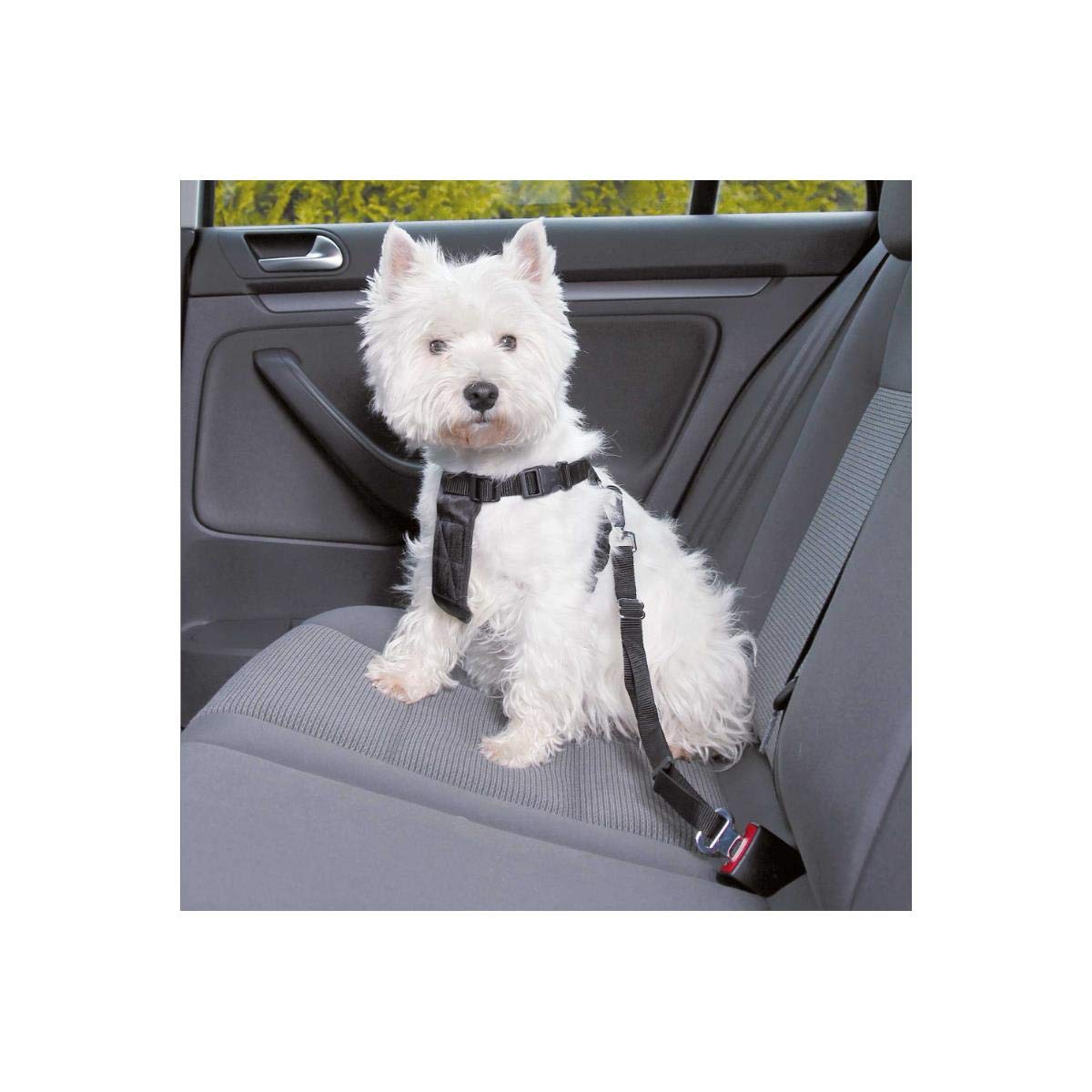 TRIXIE Car Harness, 20-50 cm, Black