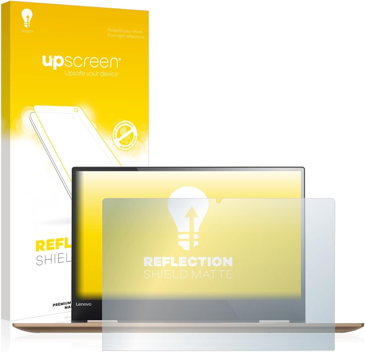 upscreen Anti-Glare Screen Protector compatible with Lenovo Yoga 720 (13") – Protection Film Matte