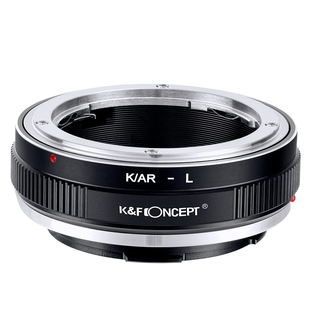 K&F CONCEPT K/AR to L Mount Adapter, Manual Focus Adapter Compatible with Konica AR Lens to L Mount Camera Body