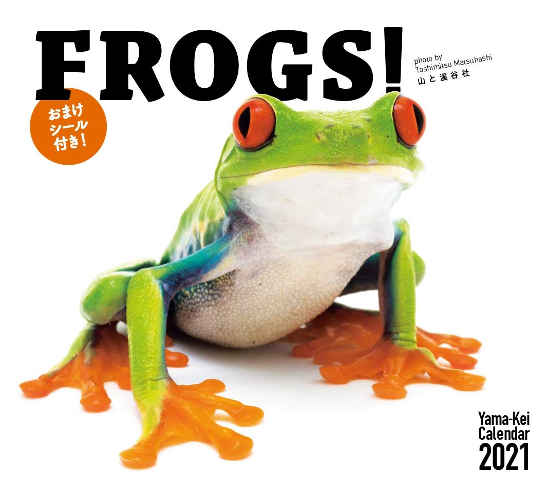 カレンダー21 Frogs フロッグス おまけシール付き 月めくり 壁掛け ヤマケイカレンダー21 松橋 利光 本 通販 Amazon