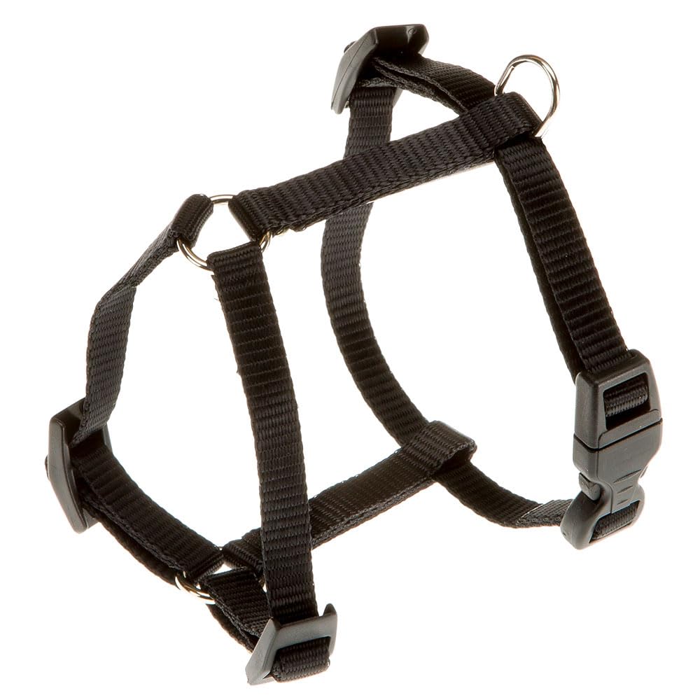 Ferplast Small Dog Harness CHAMPION XS, Cat Harness Adjustable in 3 Points, Easy to Wear, Chest 25-38 cm. Black โ image 1