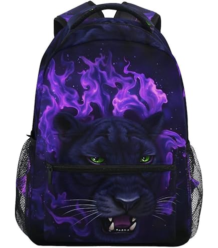 BIOWORLD Unisex Black Panther 5-Piece Backpack Set (Little Kid/Big Kid), Purple, One size : Clothing, Shoes & Jewelry