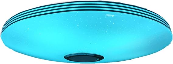 Luces de techo inteligentes con Bluetooth, LED Música en 3D Colorido