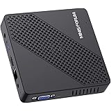 COOFUN N40 Mini PC Fanless Celeron N4020 (up to 2.8GHz) with 4GB DDR4/64GB eMMC Mini Computers HDMI 2.0 and VGA Port 2.4/5.8G
