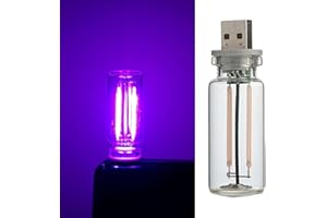 USB Interior Car Lights, USB Retro Car Interior Atmosphere Lights, Touch Adjustment Plug-in USB Automotive Night Lamps, Mini 