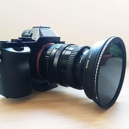 Lens Hood. Capucha de Lente de Metal. Parasol para Lentes Gran ...