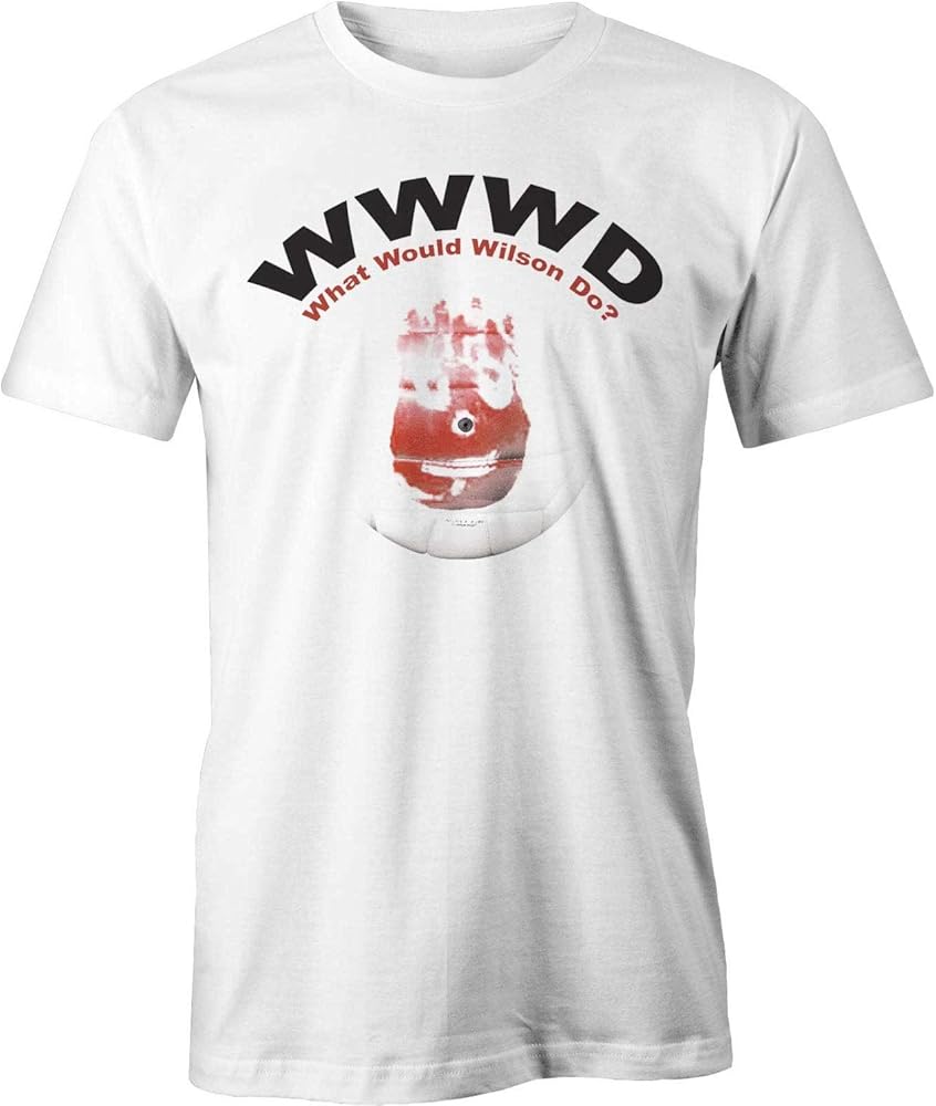 Cast Away Wilson T Shirt Funny Volleyball Tom Hanks Pilihax