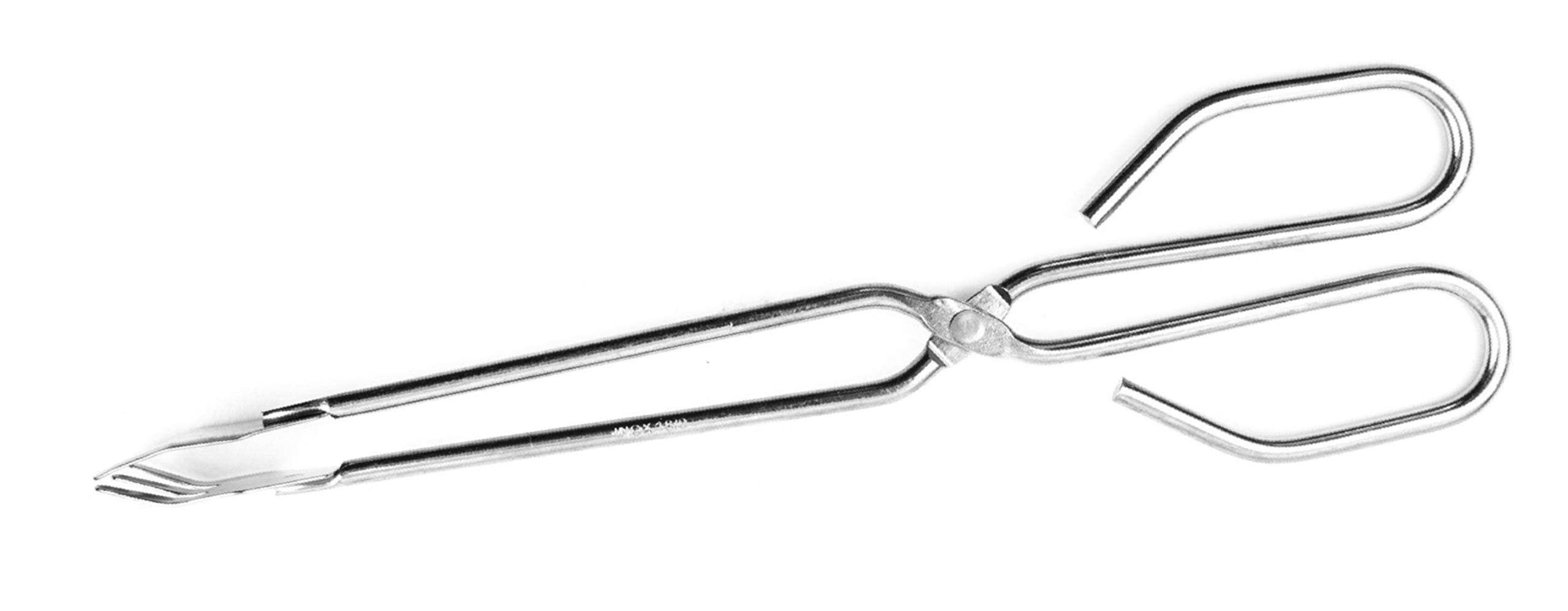 Fackelmann 00054 - Stainless Steel Tongs with Scoop, 25 cm