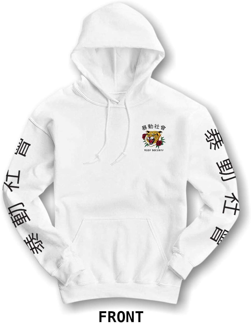 riot society rose hoodie