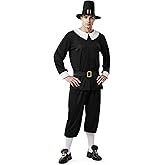 Spooktacular Creations Halloween Colonial Pilgrim Costume Adult, Halloween Costumes for Men 2025