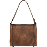 STS Ranchwear Women's Baroness Sterling Shoulder Bag - Durable Genuine Full Grain Leather Western Handbag w/Organizer Pockets