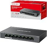 MERCUSYS MS108GP 8-Port Gigabit PoE Switch 7-Port PoE+ 250m Extender 65W Metal