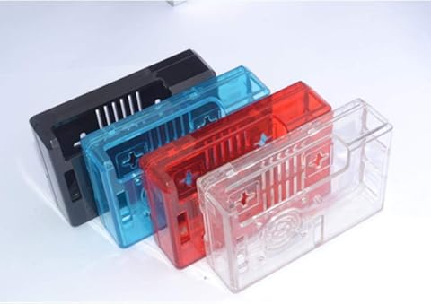 Milageto Caja Protectora para Raspberry Pi 2B 3B 3B +, Fácil De Instalar - Rojo