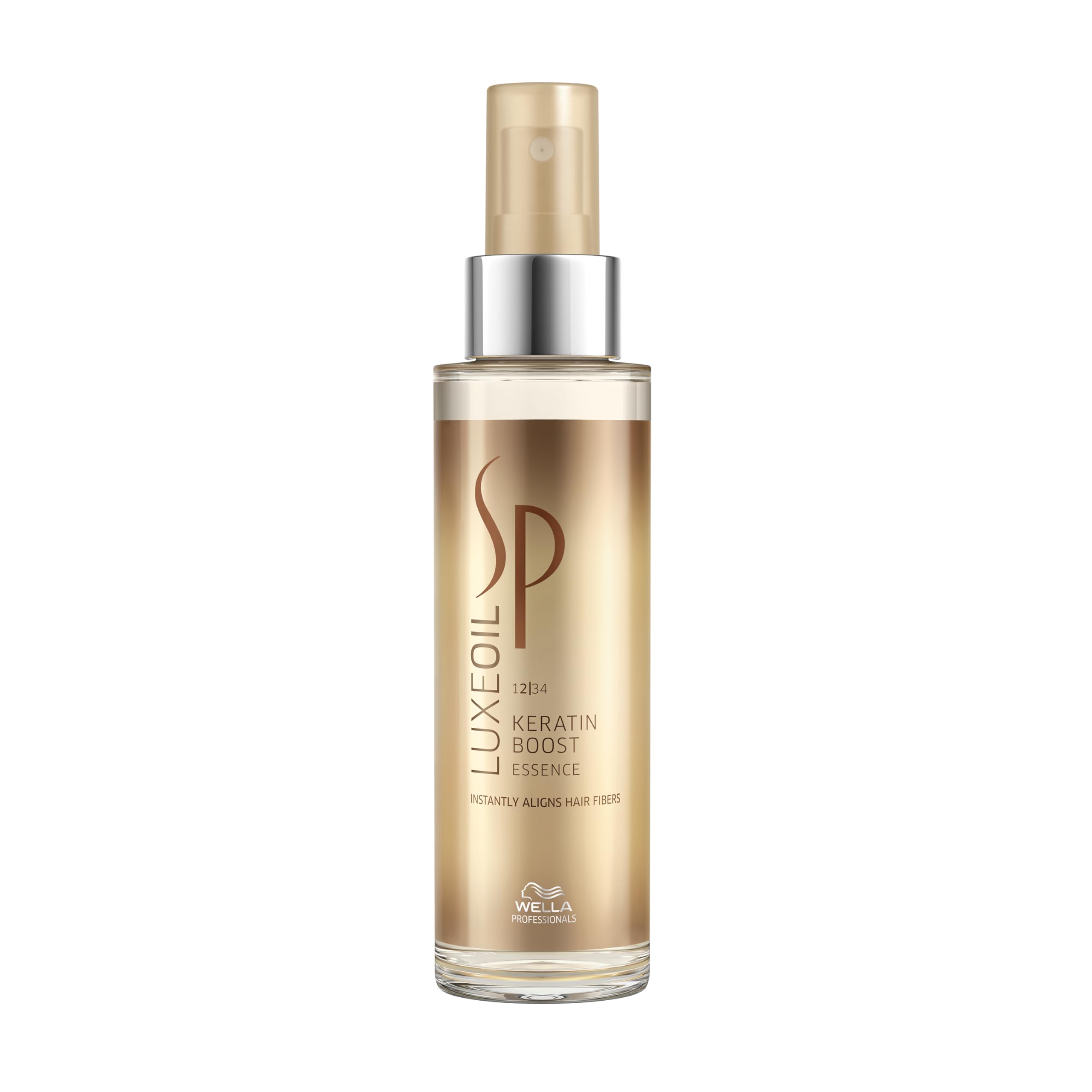 Wella SP System Professional Luxeoil Keratin Boost Essence Hair aroil Pack of 1 (1 x 100 ml)