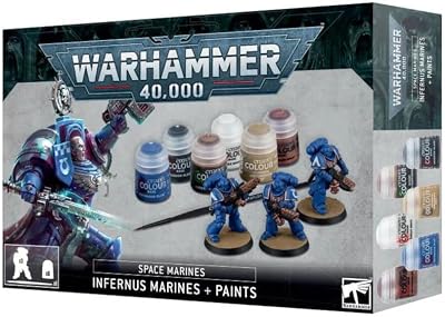 Games Workshop Warhammer 40,000 Space Marines Infernus Marines Paints Set