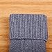 JET-BOND(TM) FS03 Thick Wool Woolen Cashmere Knitting Thigh High Knee Socks Warm Stockings (Thick Grey )