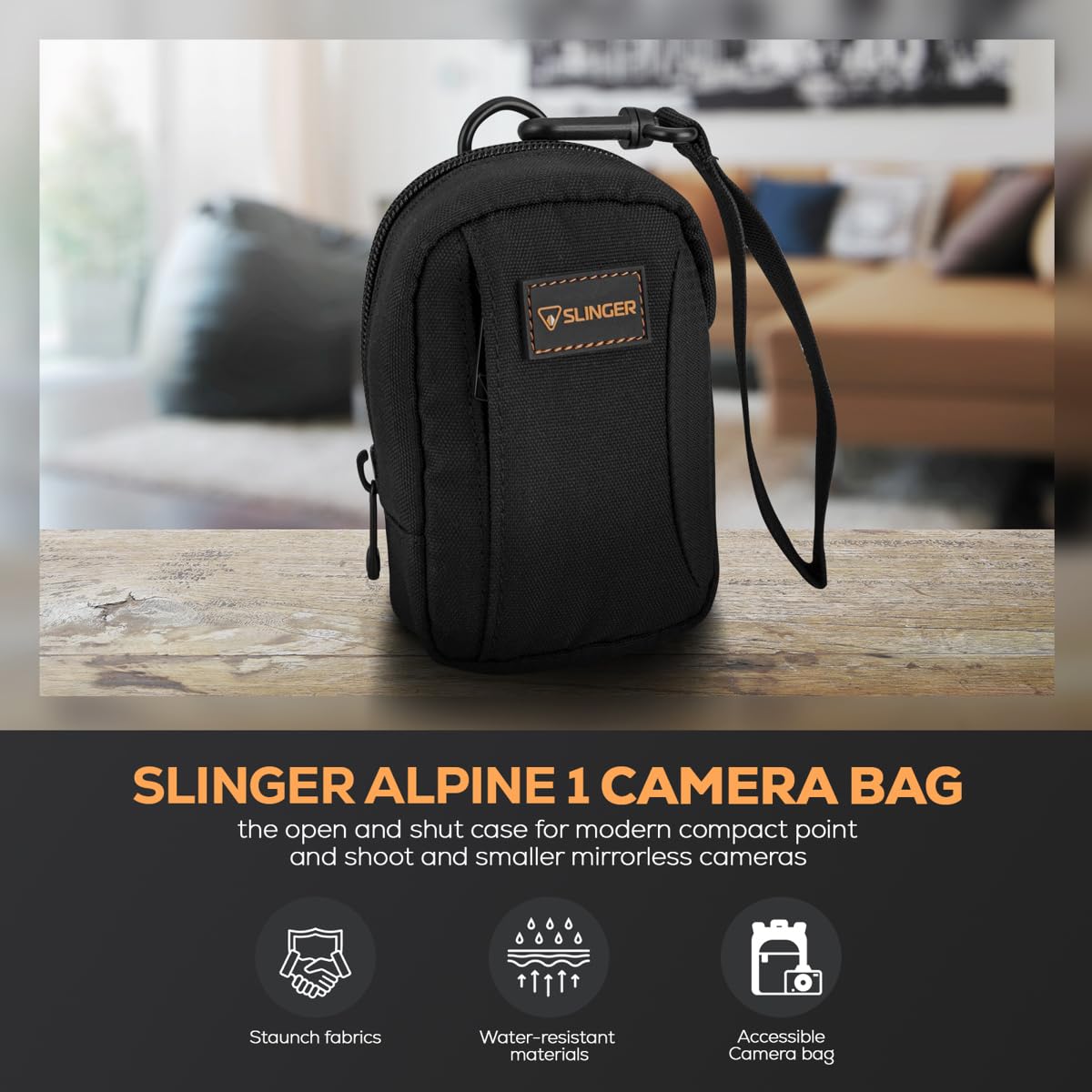 Kodak PIXPRO WPZ2 16MP Full HD Waterproof Rugged Digital Camera, Yellow, Bundle with 32GB Memory Card and Camera Bag