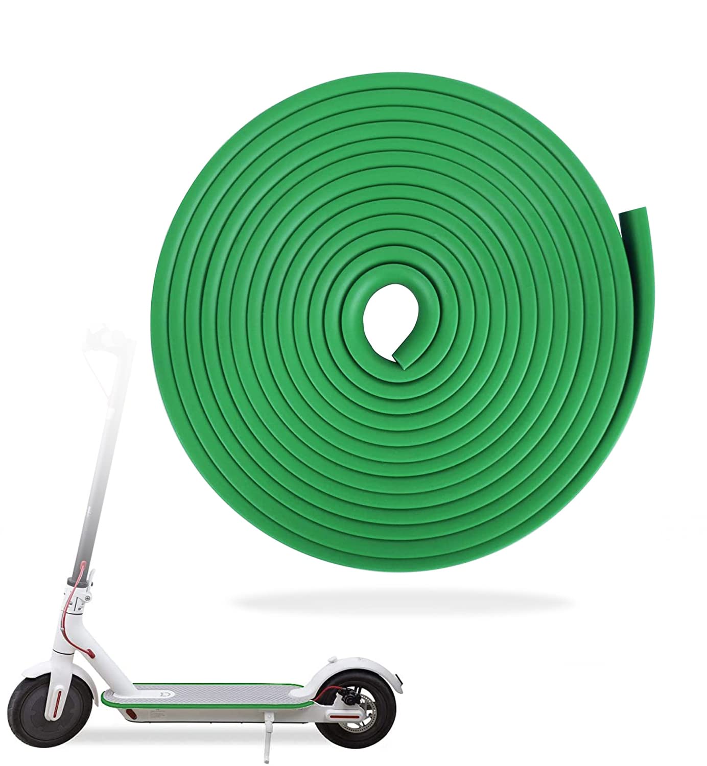 GLDYTIMES Scooter Body Anti-Collision Strip Bumper Protective Body Strips Replacement for Xiaomi M365 Pro Ninebot ES Max G30 Electric Scooter Parts Prevent Scooter to Friction Damage 8 Meter (green)