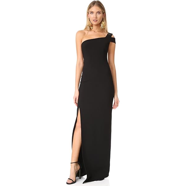 chinese dress ladies alice + olivia Women's Retha Strapless Maxi Dress, Black/Off White, 10 at  Amazon Women's Clothing store