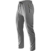 FFEATIANDY Men's Hiking Pants Lightweight Quick Dry Waterproof Breathable Athletic Joggers Track Running Sweatpants