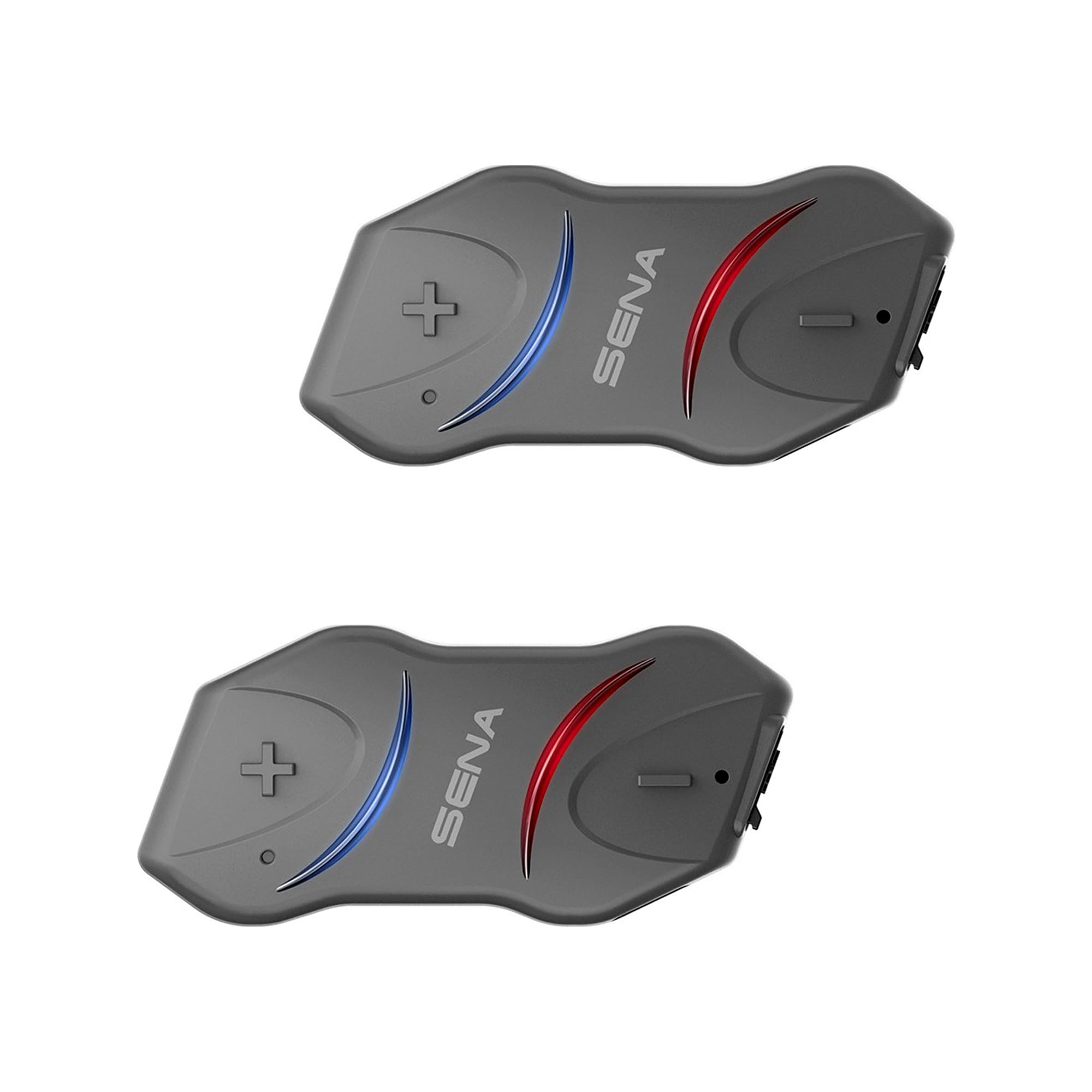 Sena 10R Low Profile Motorcycle Bluetooth Communication System, Dual Pack