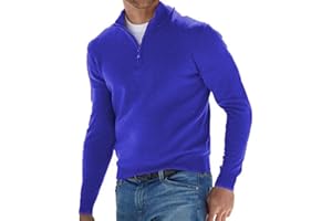 CHUOAND Men's Autumn and Winter Long Sleeved V Neck Fleece Zipper Casual Solid Color Top Heavy T Shirts for Men
