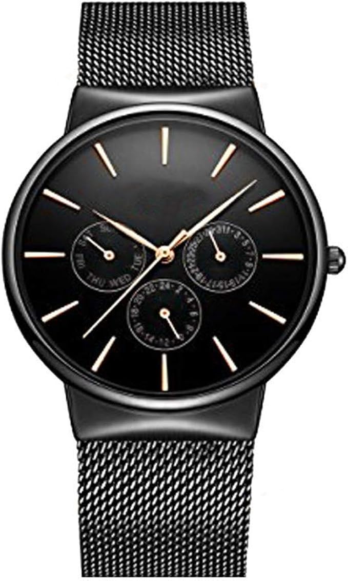 Xavigio Watches Men's Watches Clearance Men's Classic Black