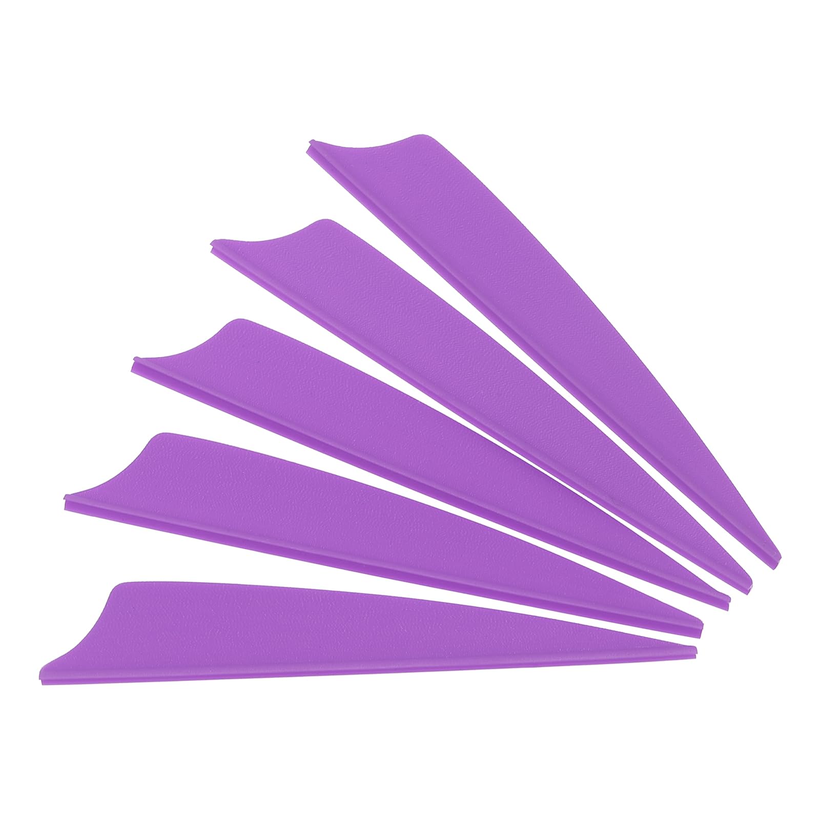 PATIKIL Arrows Vanes, 50 Pack 4 Inch Archery Fletching Arrow Fletch Wing with Shied Cut for DIY Hunting Target Shooting, Purple
