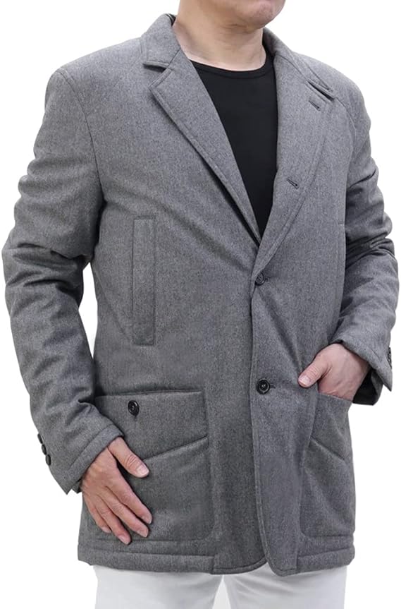 Amazon イヴ サンローラン メンズ ジャケット コート アウター グレー Yp011 1701 Gl 50サイズ グレー 並行輸入品 コート ジャケット 通販