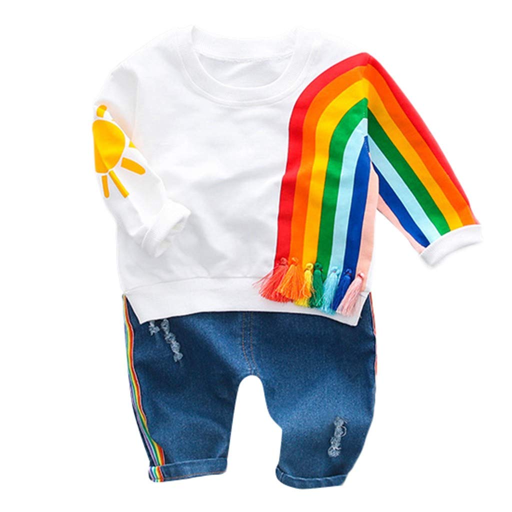 Rainbow dress for baby boy Clearance