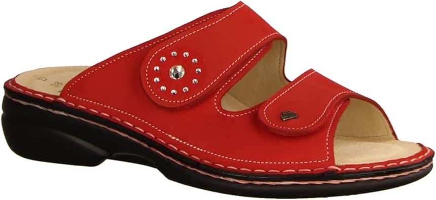 Amazon.com | Finn Comfort Beverly-S Red 42 (US Women's 11.5-12) | Sandals