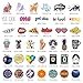 40 PCs Stickers for Water Bottles and Hydro Flask, Cute Cool Waterproof Vinyl Aesthetic Stickers for Laptop MacBook Computer iPhone iPad Skateboard Guitar for Teens, Girls,Women