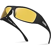 Xagger Sports Polarized Sunglasses for Men Wrap Around TR90 Frame Sun Glasses
