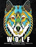 Wolf Coloring books for adults: Amazing Wolves Design (Animal Coloring Books for Adults) by Jupiter Coloring, Adult Coloring Books