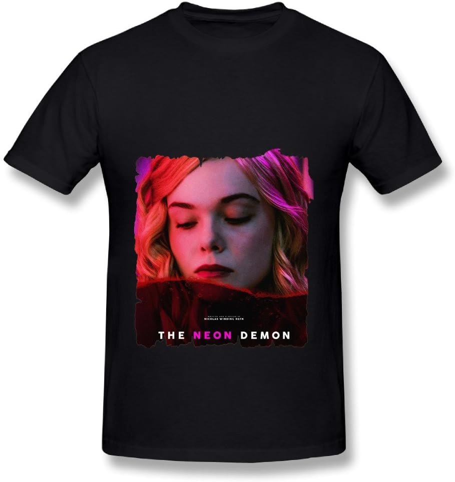Black T Shirt For Men 2016 Horror Movie The Neon Demon Fan Logo