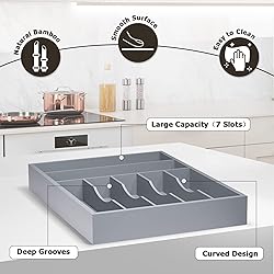 WUSHIZHUHUN Utensil Organizer Silverware Drawer