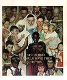 Norman Rockwell The Golden Rule 1961 Art Print - 8 in x 9 in - Unmatted, Unframed