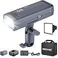 NEEWER Q3 200Ws 2.4G TTL Flash (2nd Version), 1/8000 HSS GN58 Strobe Light Portable Photography Monolight with Softbox Diffuser/3200mAh Lithium Battery/500 Full Power Pops/Recycle in 0.01-1.8s