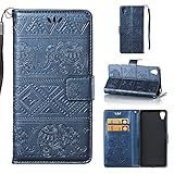 SONY Xperia X Wallet Case, ESSTORE Retro Elephant