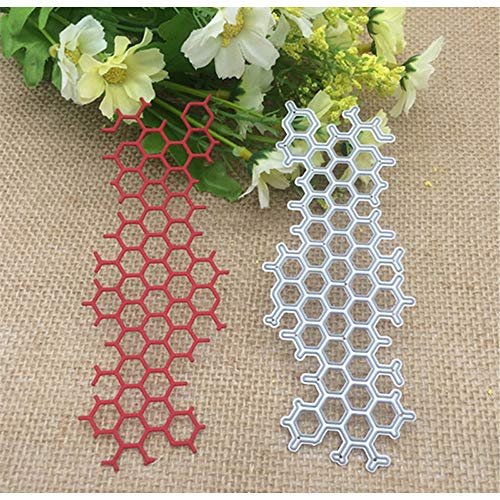 Honeycomb Metal Cutting Dies Stencil Scrapbooking Photo Album Card Paper Embossing Craft DIY Dies Cut