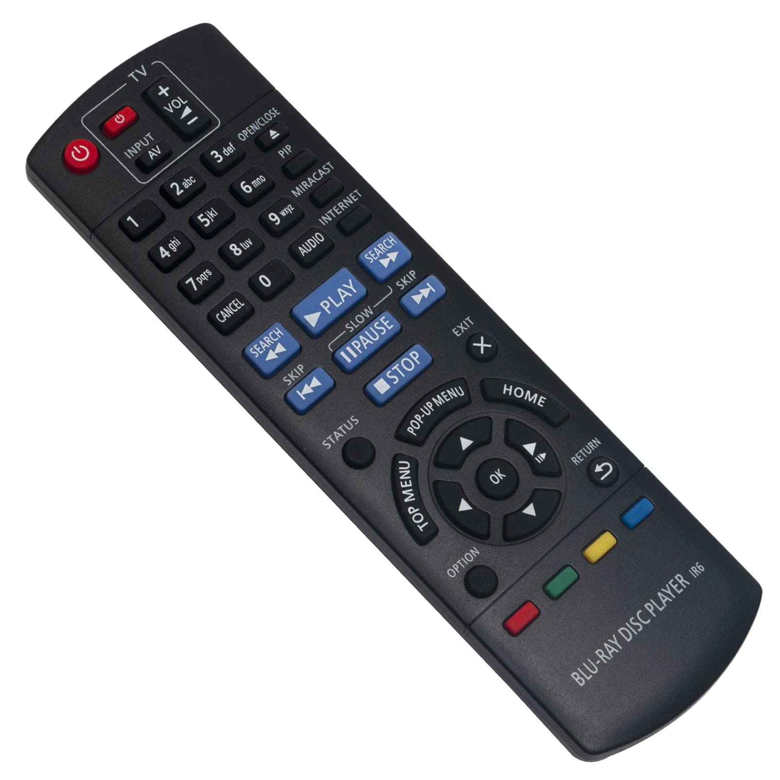 ALLIMITY RCA39126 N2QAYB000976 Replace Remote Control fit for Panasonic TX-32GW324 TX-24GW324 TX-32G302B TX-32GW334 TX-32DW334 TX-32D300 TX-32G320E TX-32J330E TX-39GW334 TX-32E200 TX-32E302B