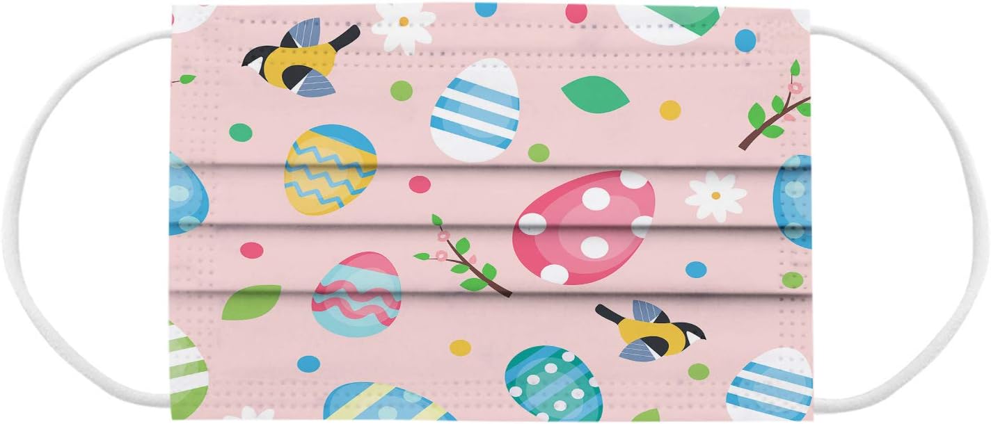 BUPMUM Cute Kids Disposable Face Masks, 3 Ply Protective Childrens Face Mask, 5 Patterns, 50Pcs/Box (Style 3) : Sports & Outdoors