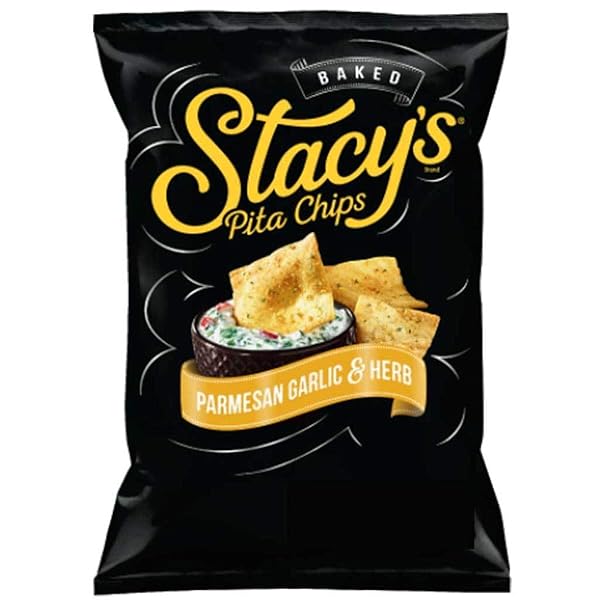 STACY’S PITA CHIPS, TOASTED CHEDDAR, NO ARTIFICIAL COLORS OR FLAVORS, 7 OZ BAG