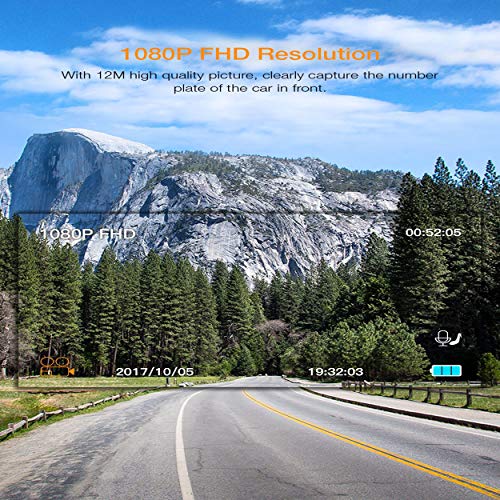 1080P On-Dash WDR Car Camera,VStarcam FHD 3" IPS LCD Screen Car DVR Vehicle Dash Cam,170 Wide Angle,G-Sensor,Parking Monitor, Loop Recording, Motion Detection,Starlight Night Vision