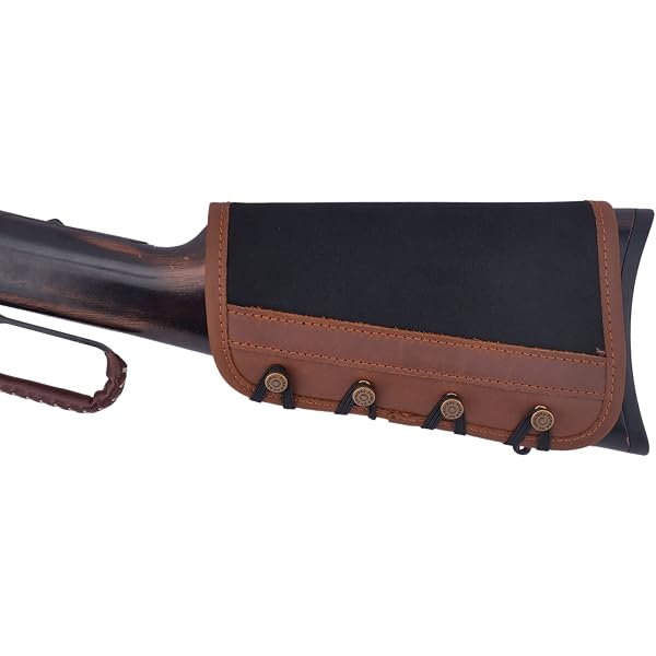 1 Inch Height Cheek Raise WAYNE'S DOG Leather Buttstock Cheek Riser ...