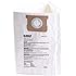 3 Pack DEWALT Fine Dust Bag DXVA19-4111, for 6-10 Gallon Wet/Dry Vacuum, Filter Bag Compatible with DXV06P DXV09P DXV09PA DXV