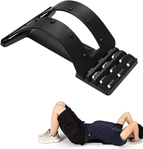 Amazon Co Jp 腰椎バックストレッチャー 椎間板ヘルニアと坐骨神経痛の治療の痛みを軽減するストレッチアッパーバックストレッチャーのサポート ホーム キッチン