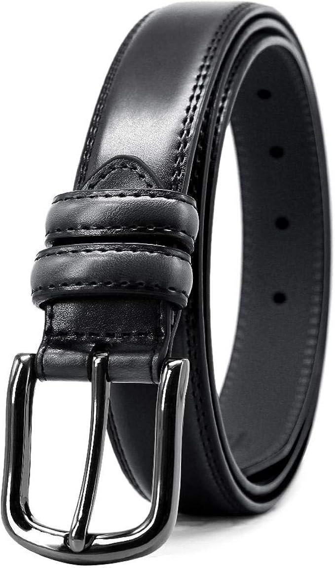 KKAAVV belt Men's luxury leather belt jeans casual business leather
