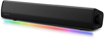 Sound Blaster GS3 Kompakte Gaming-Soundbar mit RGB- und SuperWide-Technologie, Stromversorgung über USB, Bluetooth 5.4, Kopfhörerausgang, für PC und Mac
